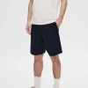 Shorts>SELECTED AFSLAPPEDE SHORTS Blue