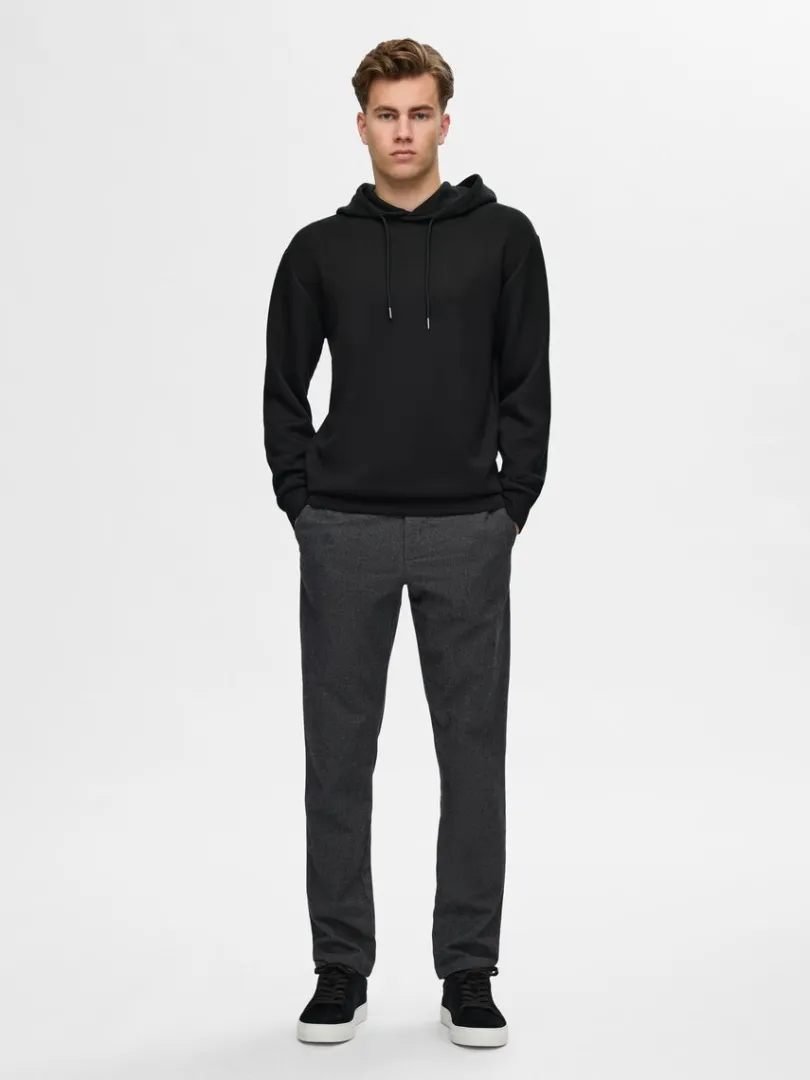 afslappet_hoodie_2-2.webp Hættetrøjer & Sweatshirts>SELECTED AFSLAPPET HOODIE Black