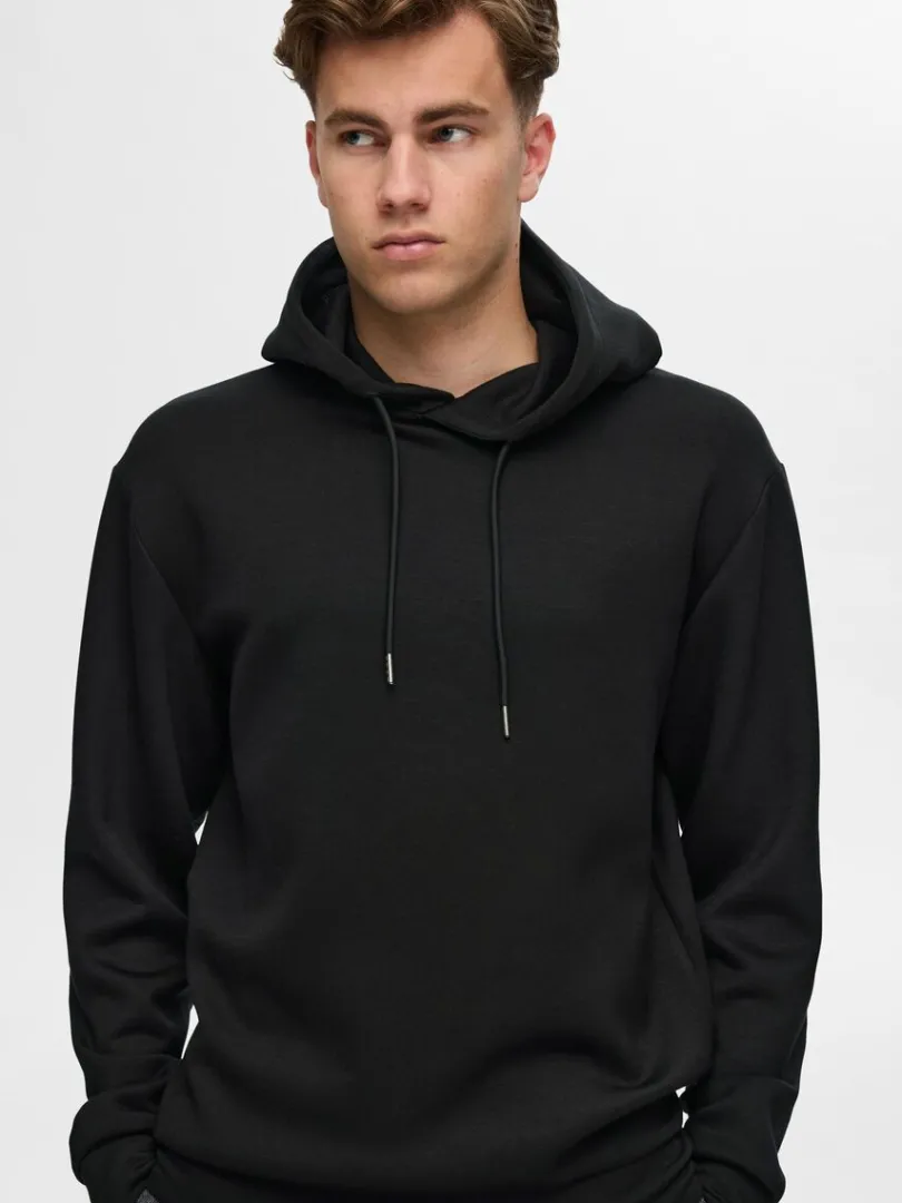 afslappet_hoodie_3-1.webp Hættetrøjer & Sweatshirts>SELECTED AFSLAPPET HOODIE Black