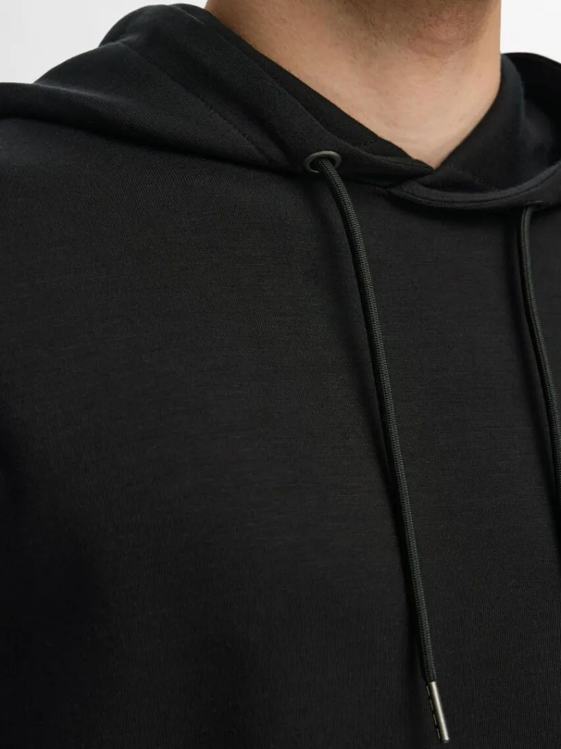 afslappet_hoodie_5-1.webp Hættetrøjer & Sweatshirts>SELECTED AFSLAPPET HOODIE Black