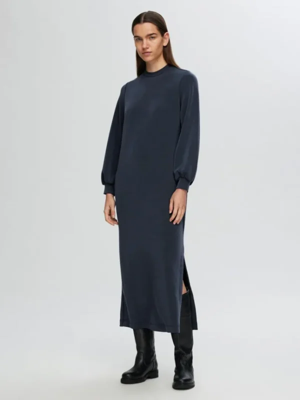 Kjoler>SELECTED AFSLAPPET MAXIKJOLE Blue