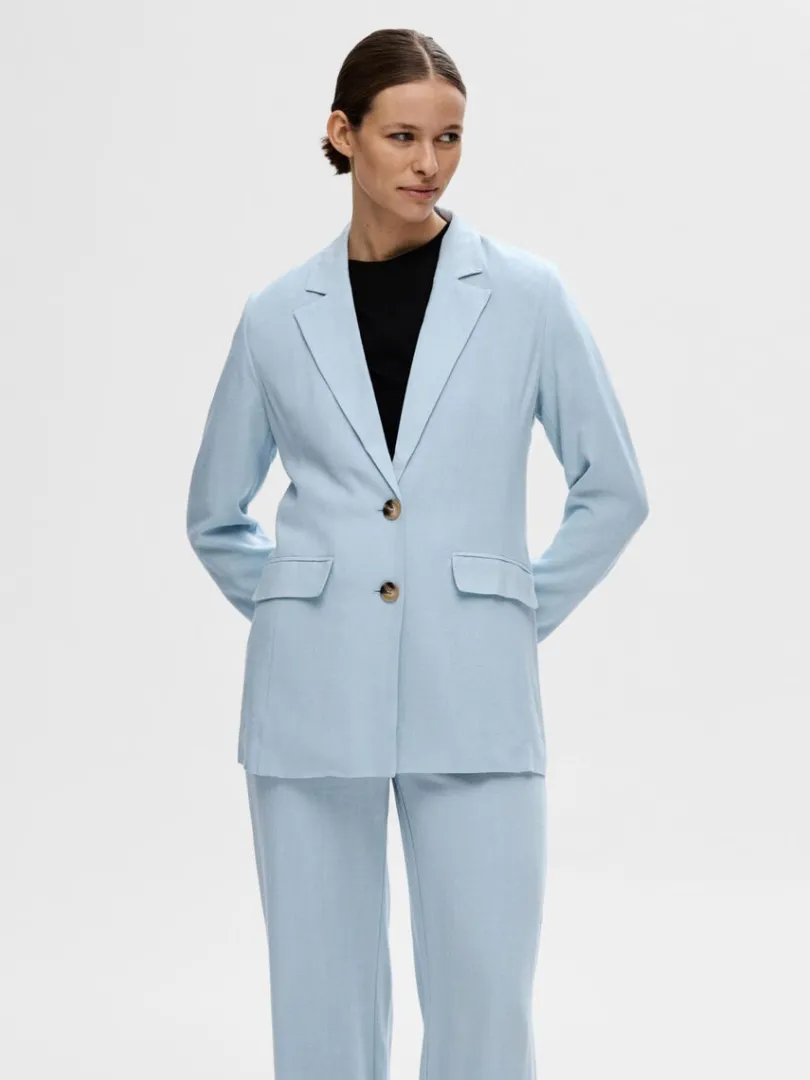 afslappet_pasform_blazer_0-5.webp Jakkesæt & Blazers>SELECTED AFSLAPPET PASFORM BLAZER Blue