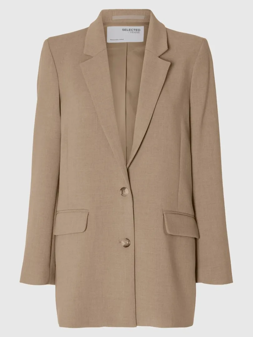 afslappet_pasform_blazer_3-2.webp Jakkesæt & Blazers>SELECTED AFSLAPPET PASFORM BLAZER Brown