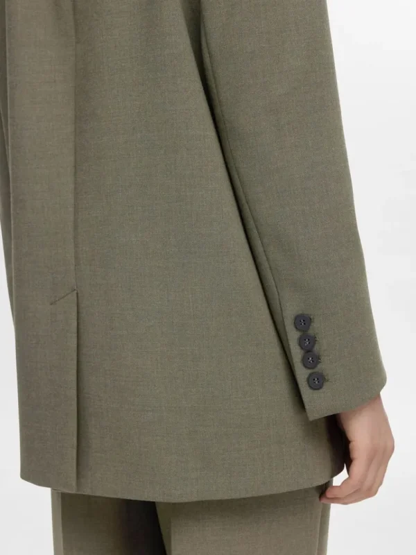 Jakkesæt & Blazers>SELECTED AFSLAPPET PASFORM BLAZER Green