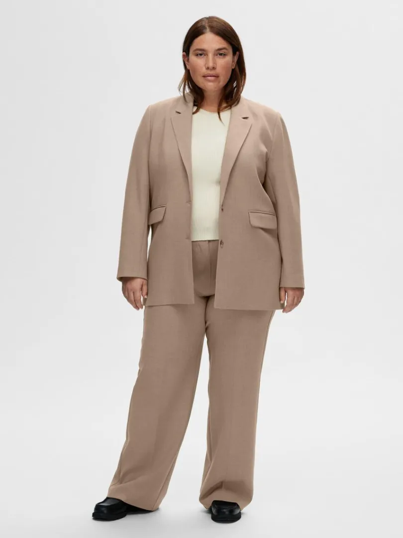 afslappet_pasform_blazer_4-2.webp Jakkesæt & Blazers>SELECTED AFSLAPPET PASFORM BLAZER Brown