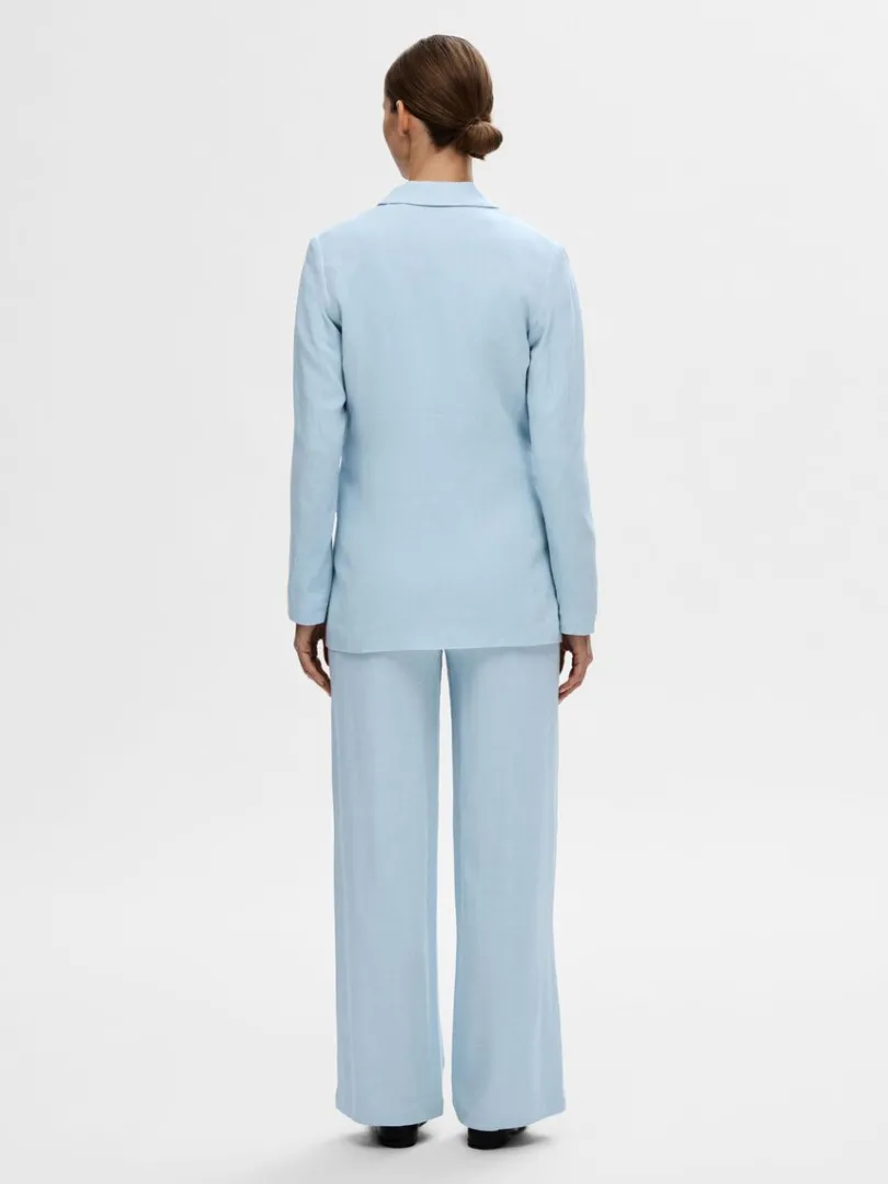 afslappet_pasform_blazer_4-5.webp Jakkesæt & Blazers>SELECTED AFSLAPPET PASFORM BLAZER Blue