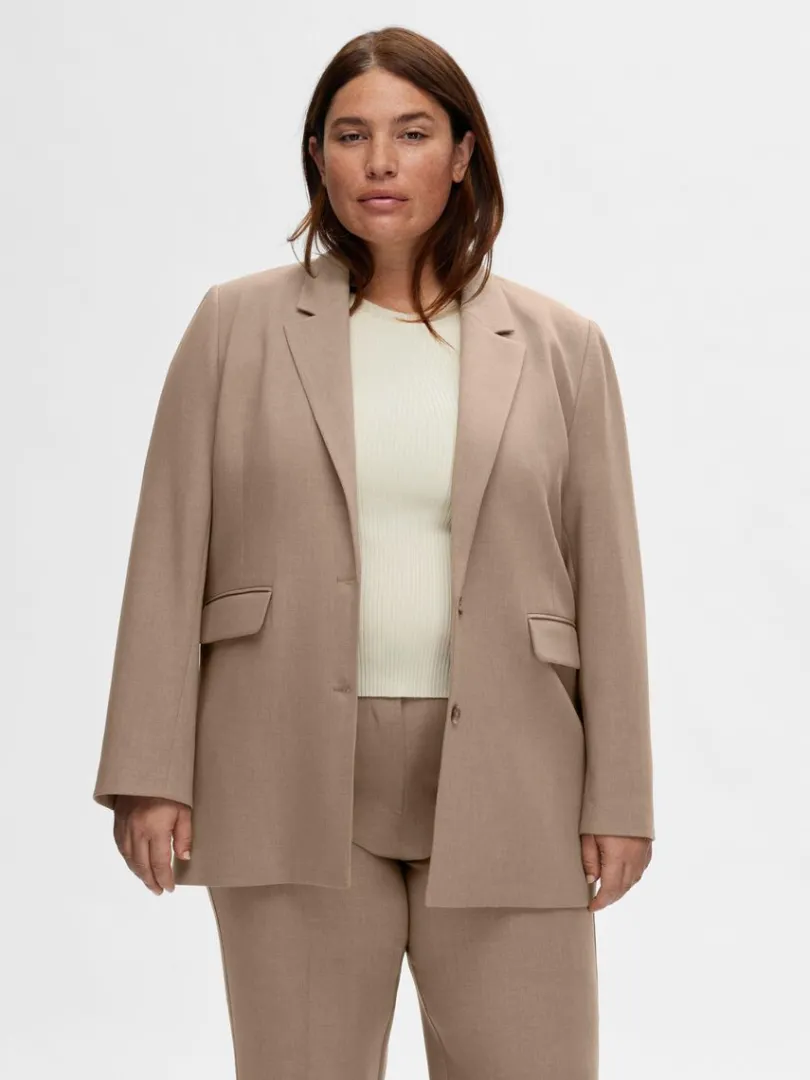 afslappet_pasform_blazer_5-2.webp Jakkesæt & Blazers>SELECTED AFSLAPPET PASFORM BLAZER Brown