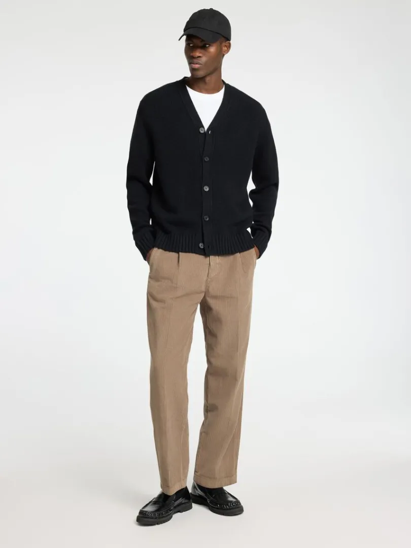 afslappet_pasform_cardiga_1-4.webp Strik>SELECTED AFSLAPPET PASFORM CARDIGAN Black