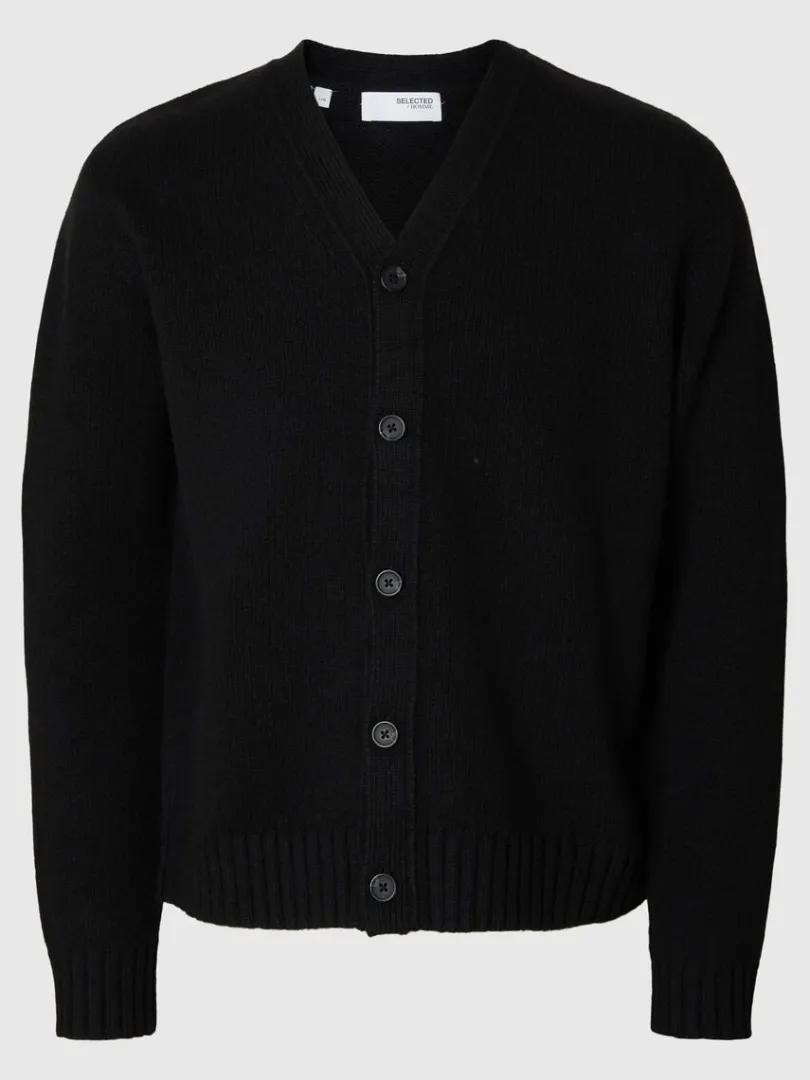 afslappet_pasform_cardiga_4-4.webp Strik>SELECTED AFSLAPPET PASFORM CARDIGAN Black
