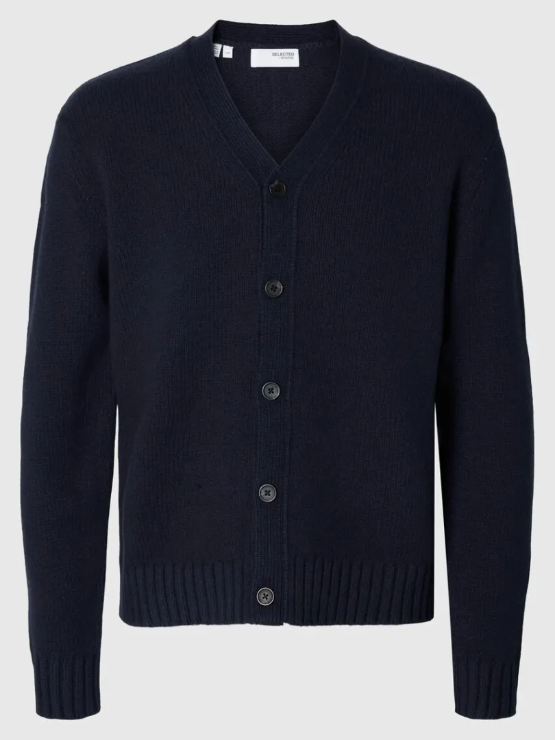 afslappet_pasform_cardiga_4.webp Strik>SELECTED AFSLAPPET PASFORM CARDIGAN Blue