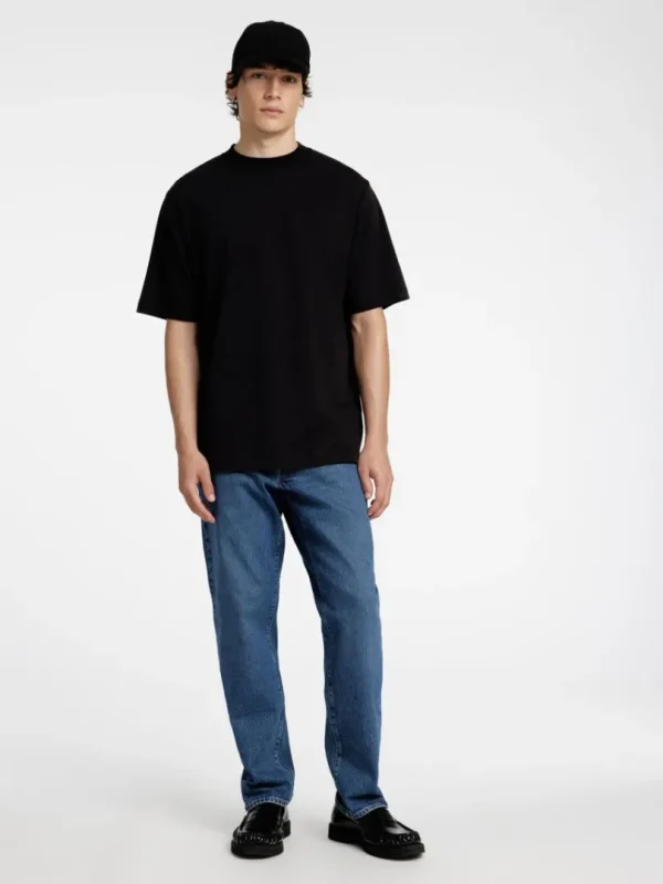 T-shirts>SELECTED AFSLAPPET PASFORM T-SHIRT Black