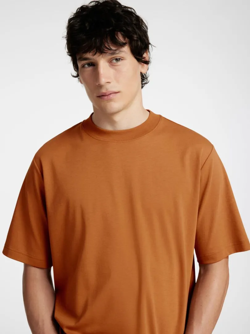 afslappet_pasform_tshirt_2.webp T-shirts>SELECTED AFSLAPPET PASFORM T-SHIRT Orange