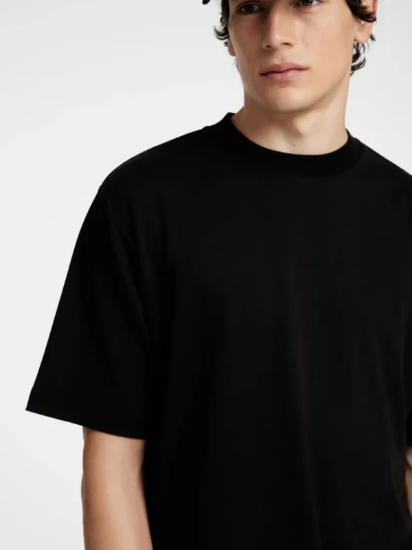 T-shirts>SELECTED AFSLAPPET PASFORM T-SHIRT Black