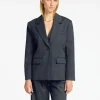 Jakkesæt & Blazers | Overtøj>SELECTED ASYMMETRISK OVERSIZED BLAZER Grey