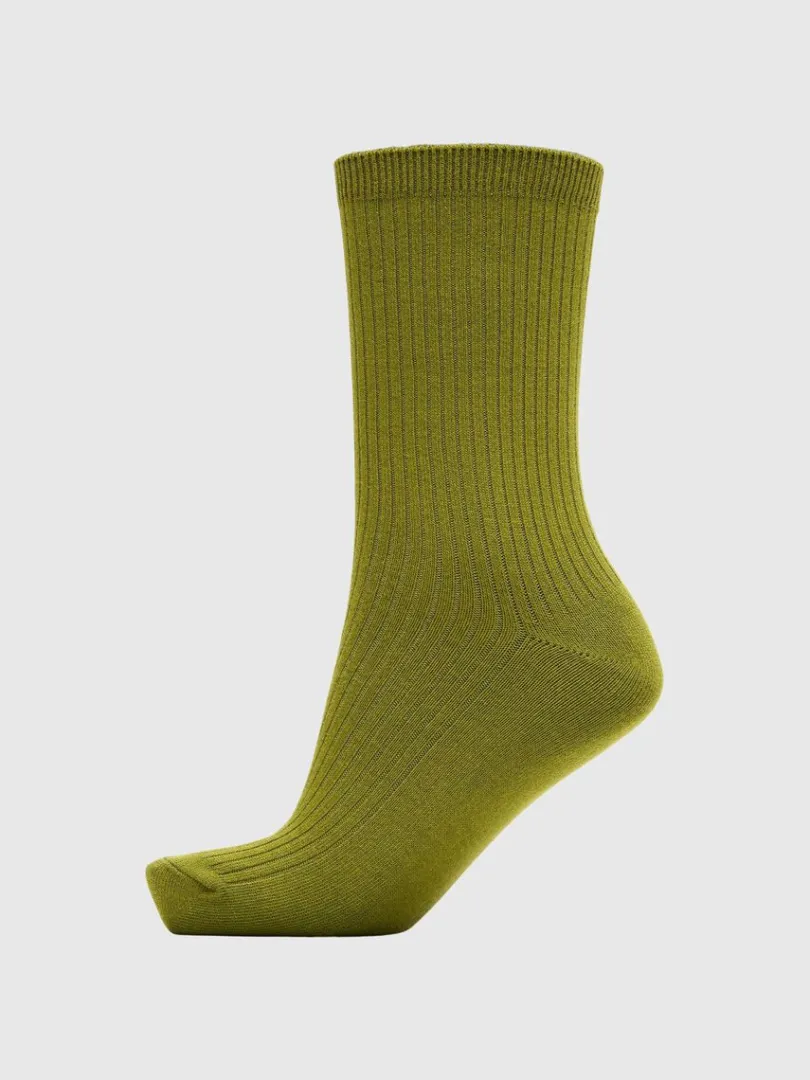basic_ribbet_strmper_0-1.webp Accessories>SELECTED BASIC RIBBET STRØMPER Green