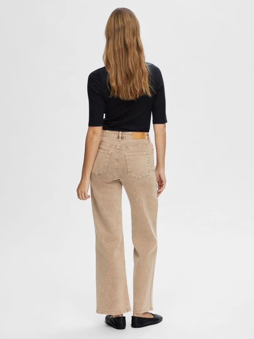 beige_wide_fit_jeans_4.webp Jeans>SELECTED WIDE FIT JEANS Beige