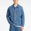 Overtøj | Skjorter>SELECTED BLÅ DENIM OVERSHIRT Blue