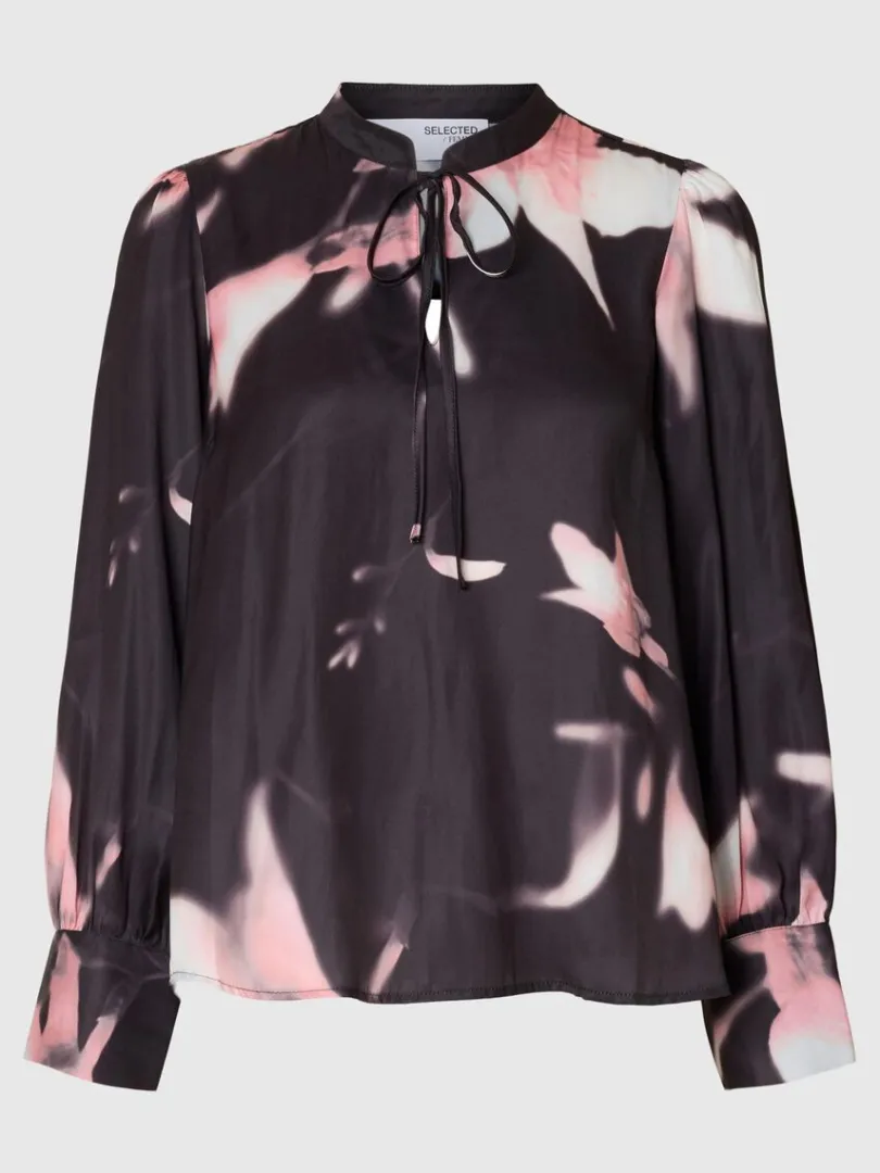 blomsterprintet_bluse_5.webp Toppe Og Bluser>SELECTED BLOMSTERPRINTET BLUSE Pink