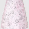 Nederdele>SELECTED BLOMSTRET  JACQUARD MININEDERDEL Pink