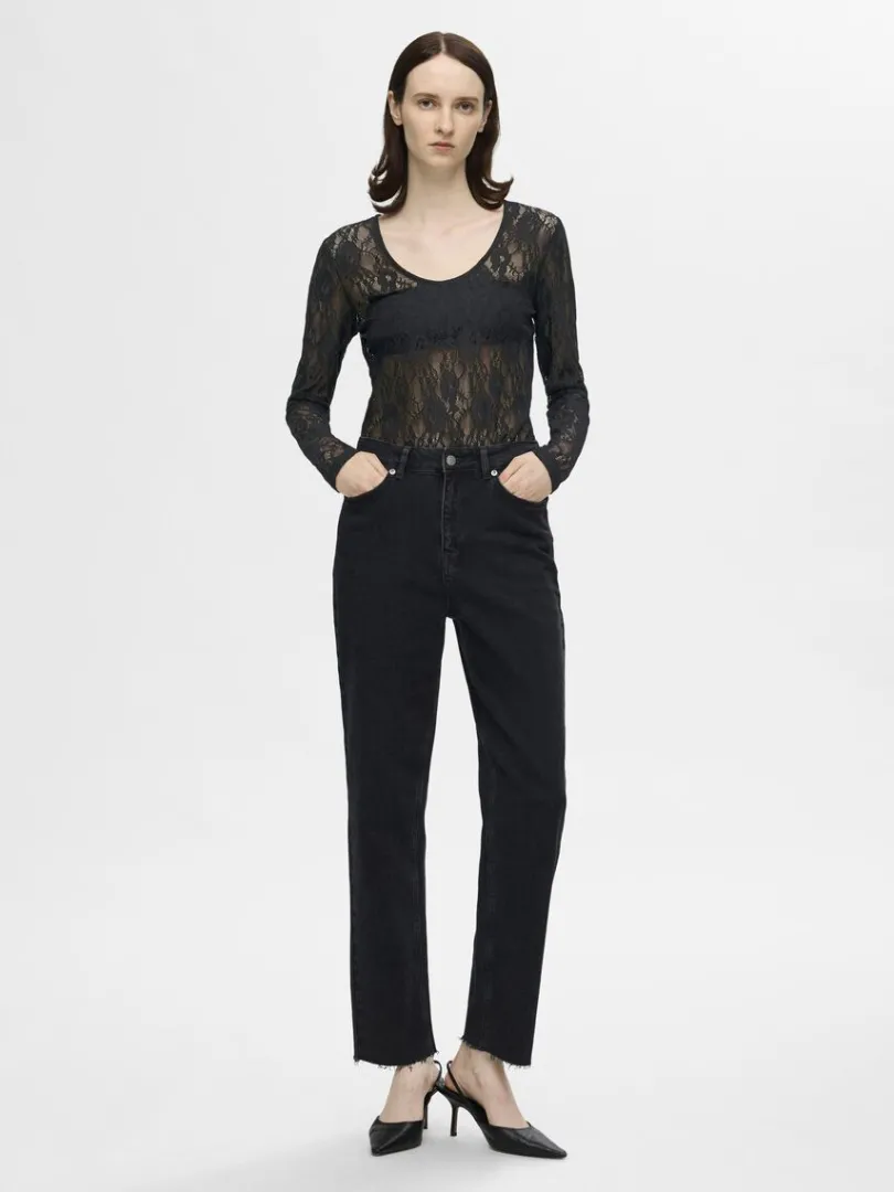 blonde_bodystocking_1.webp Toppe Og Bluser>SELECTED BLONDE BODYSTOCKING Black