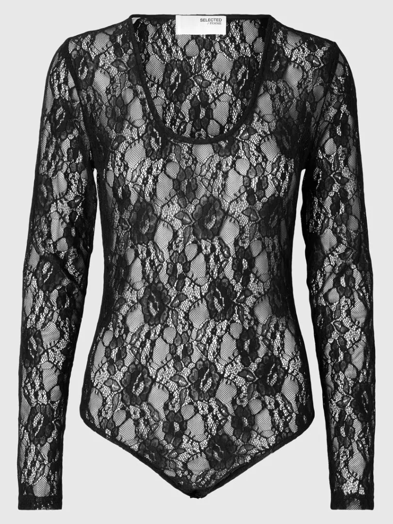 blonde_bodystocking_5.webp Toppe Og Bluser>SELECTED BLONDE BODYSTOCKING Black