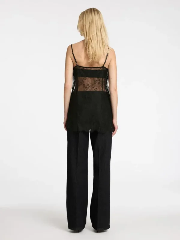 Toppe Og Bluser>SELECTED BLONDE CAMISOLE Black