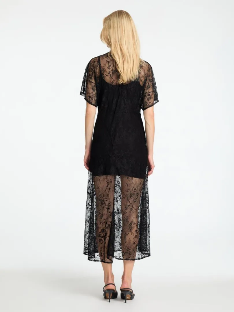 blonde_midikjole_4.webp Kjoler>SELECTED BLONDE MIDIKJOLE Black