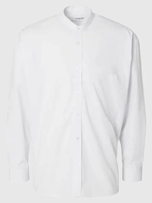 Skjorter>SELECTED BÅNDET KRAVE SKJORTE White
