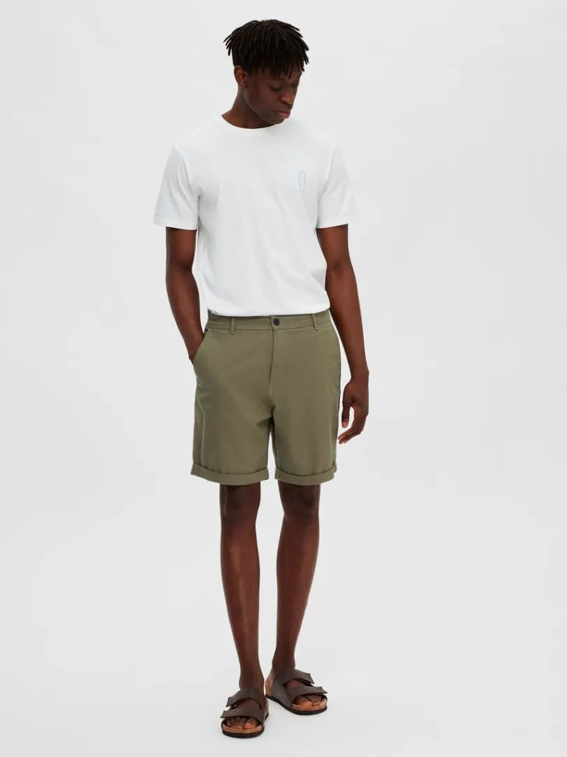 bomuld_chinoshorts_2-2.webp Shorts>SELECTED BOMULD CHINOSHORTS Green