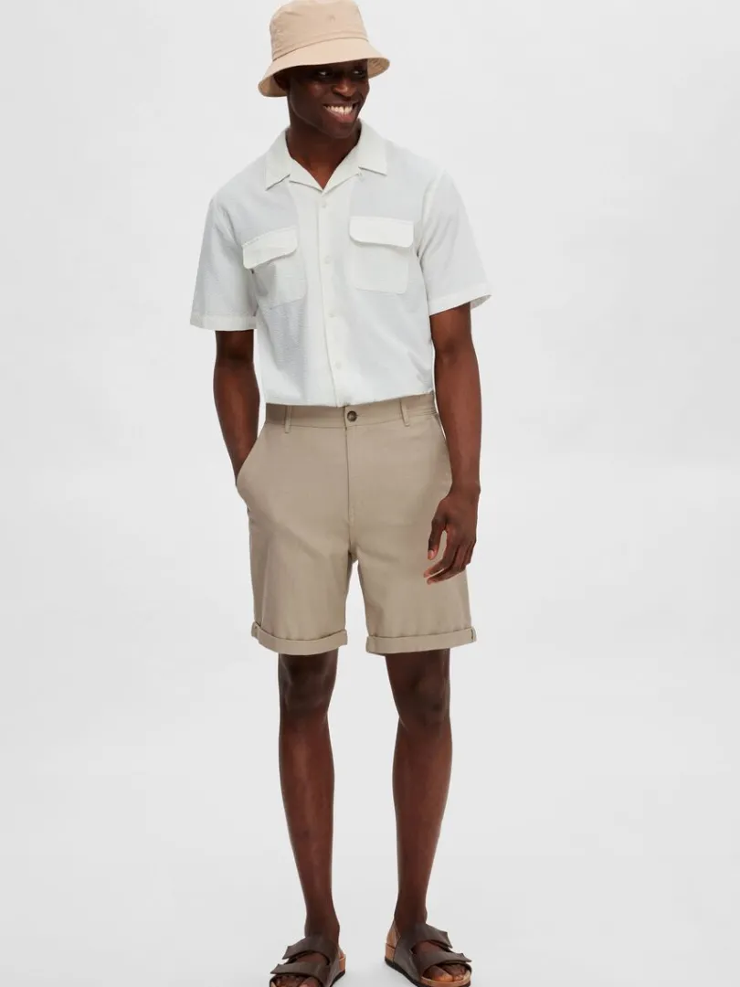 bomuld_chinoshorts_3-1.webp Shorts>SELECTED BOMULD CHINOSHORTS Beige