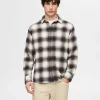 Skjorter>SELECTED 100% BOMULD FLANNEL-SKJORTE Brown