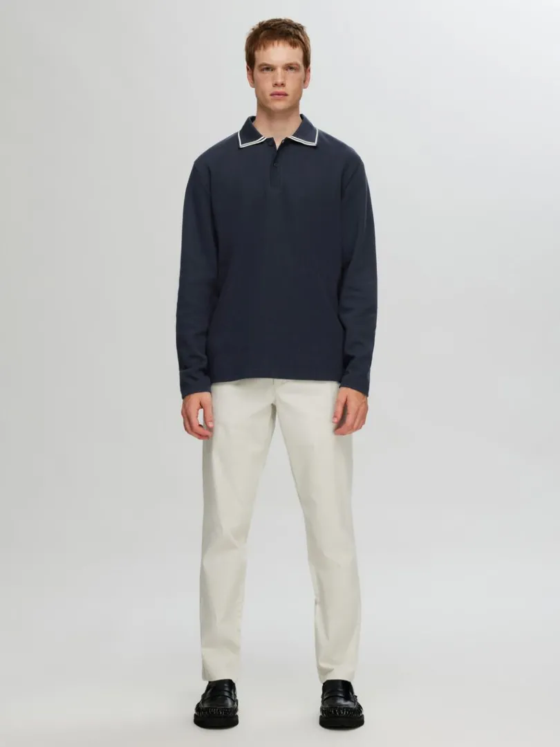 bomuld_langrmet_polo_1-1.webp Poloer>SELECTED 100% BOMULD LANGÆRMET POLO Blue