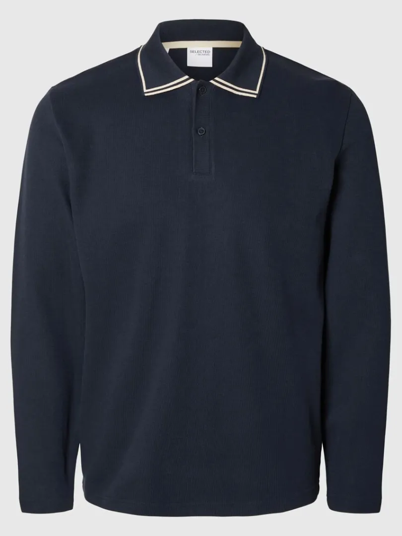 bomuld_langrmet_polo_3-1.webp Poloer>SELECTED 100% BOMULD LANGÆRMET POLO Blue