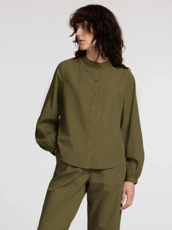 Skjorter>SELECTED 100% BOMULD LANGÆRMET SKJORTE Green