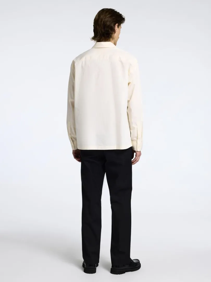bomuld_overshirt_1-3.webp Overtøj | Skjorter>SELECTED 100% BOMULD OVERSHIRT Beige