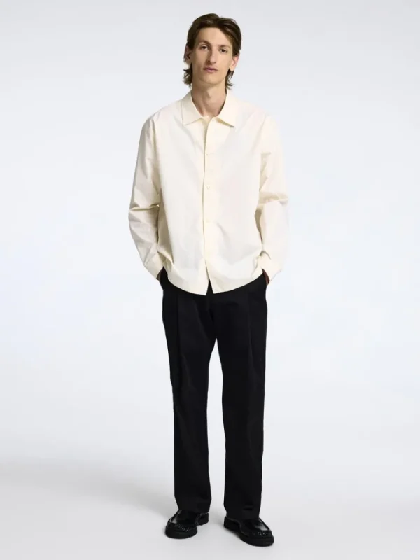 Overtøj | Skjorter>SELECTED 100% BOMULD OVERSHIRT Beige