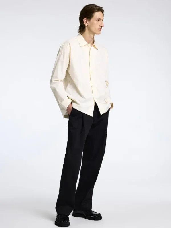 Overtøj | Skjorter>SELECTED 100% BOMULD OVERSHIRT Beige