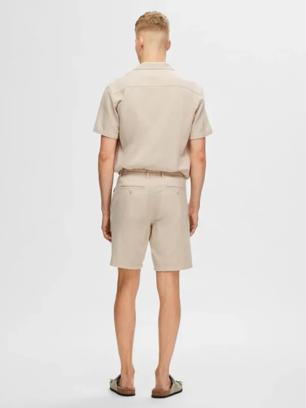 Shorts>SELECTED BOMULD SHORTS Beige