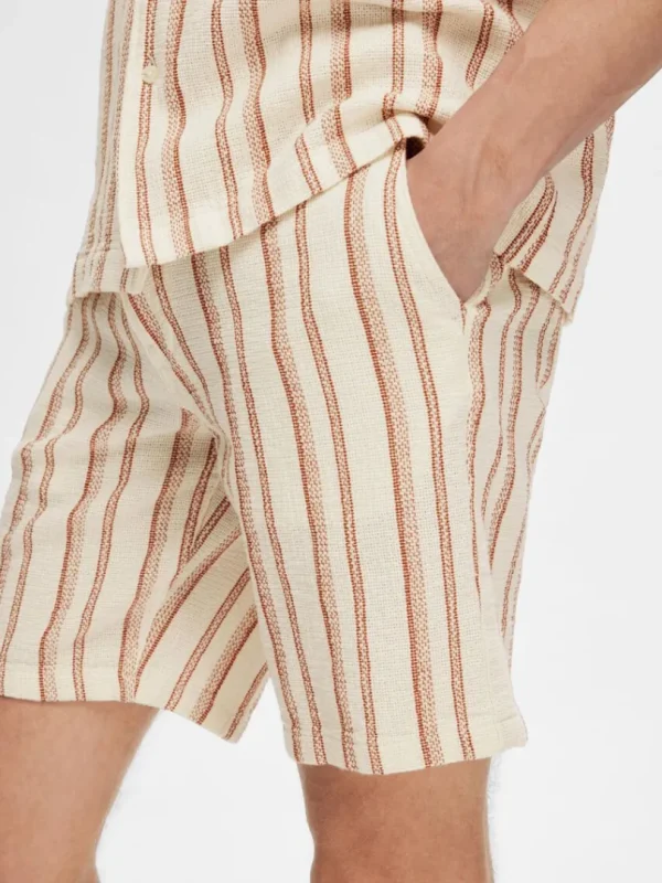 Shorts>SELECTED BOMULD SHORTS Beige