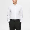 Skjorter>SELECTED 100% BOMULD SKJORTE White