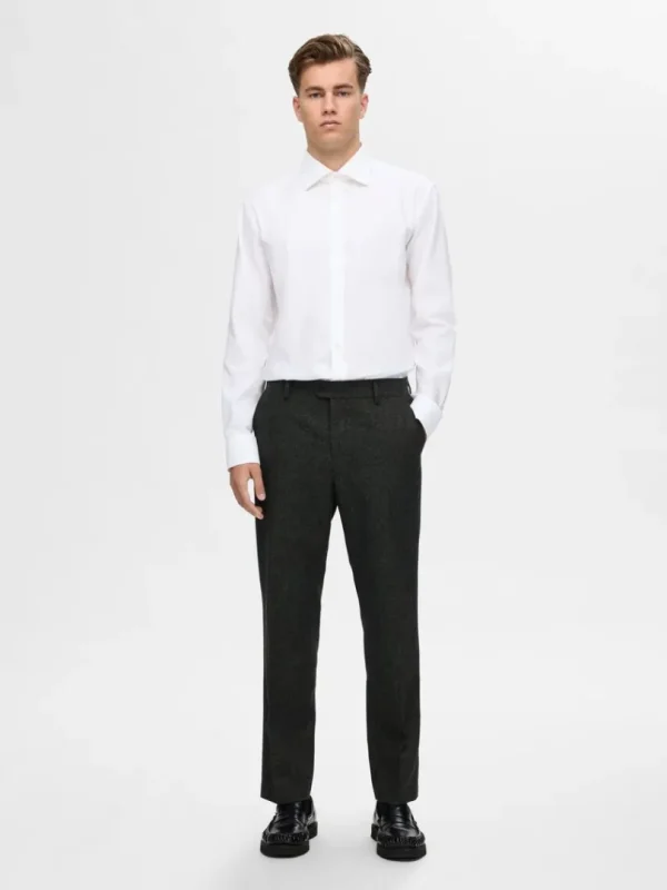 Skjorter>SELECTED 100% BOMULD SKJORTE White