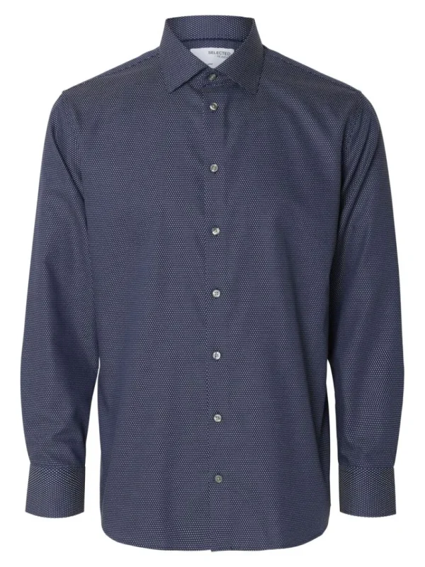 Skjorter>SELECTED BOMULD SKJORTE Blue