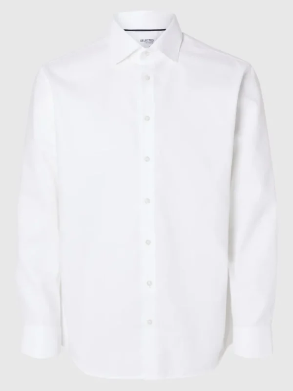 Skjorter>SELECTED 100% BOMULD SKJORTE White