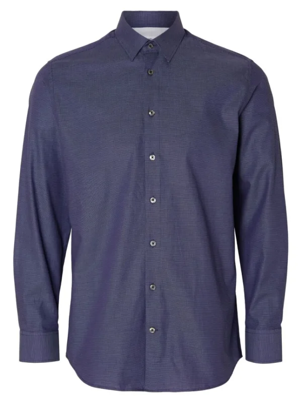 Skjorter>SELECTED BOMULD SKJORTE Blue