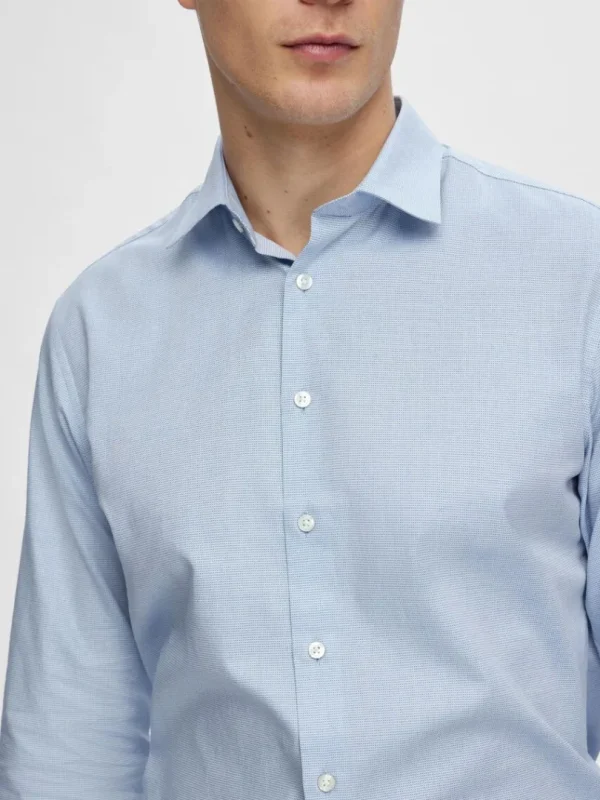 Skjorter>SELECTED BOMULD SKJORTE Blue