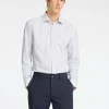 Skjorter>SELECTED 100% BOMULD SLIM FIT SHIRT White