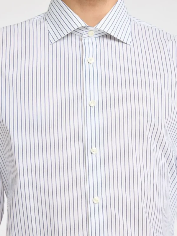 Skjorter>SELECTED 100% BOMULD SLIM FIT SHIRT White