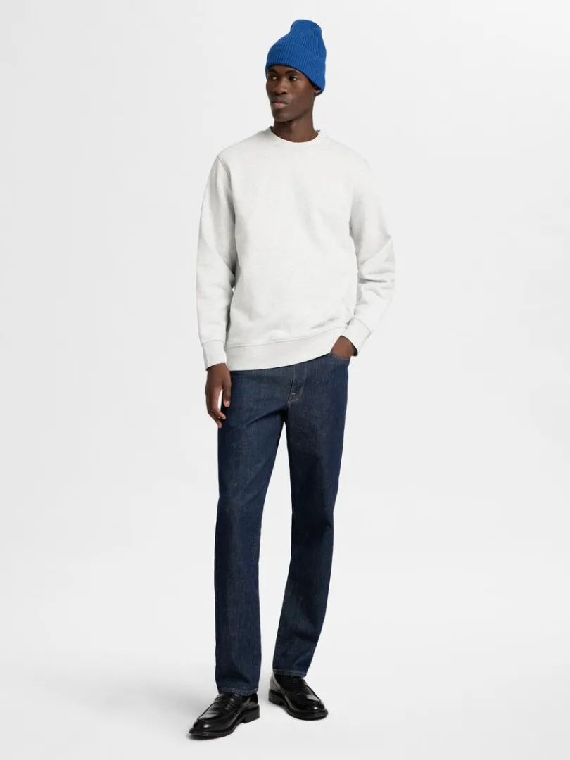 bomuld_sweatshirt_1-1.webp Hættetrøjer & Sweatshirts>SELECTED 100% BOMULD SWEATSHIRT Grey