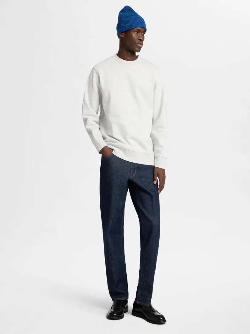 bomuld_sweatshirt_2-1.webp Hættetrøjer & Sweatshirts>SELECTED 100% BOMULD SWEATSHIRT Grey