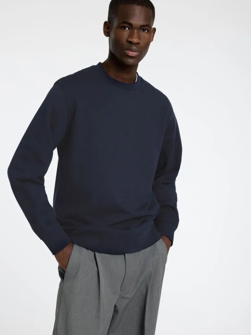 bomuld_sweatshirt_2.webp Hættetrøjer & Sweatshirts>SELECTED 100% BOMULD SWEATSHIRT Blue